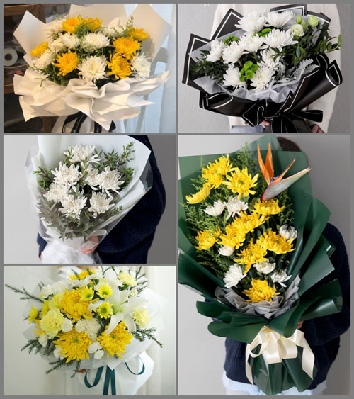 广东梅州市五华县河东镇澄塘村白事花束代送